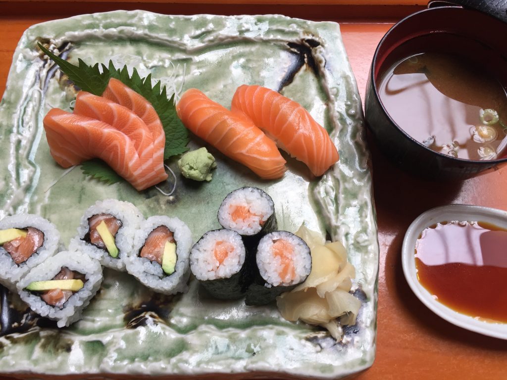 Salmon Sushi & Sashimi Shimogamo