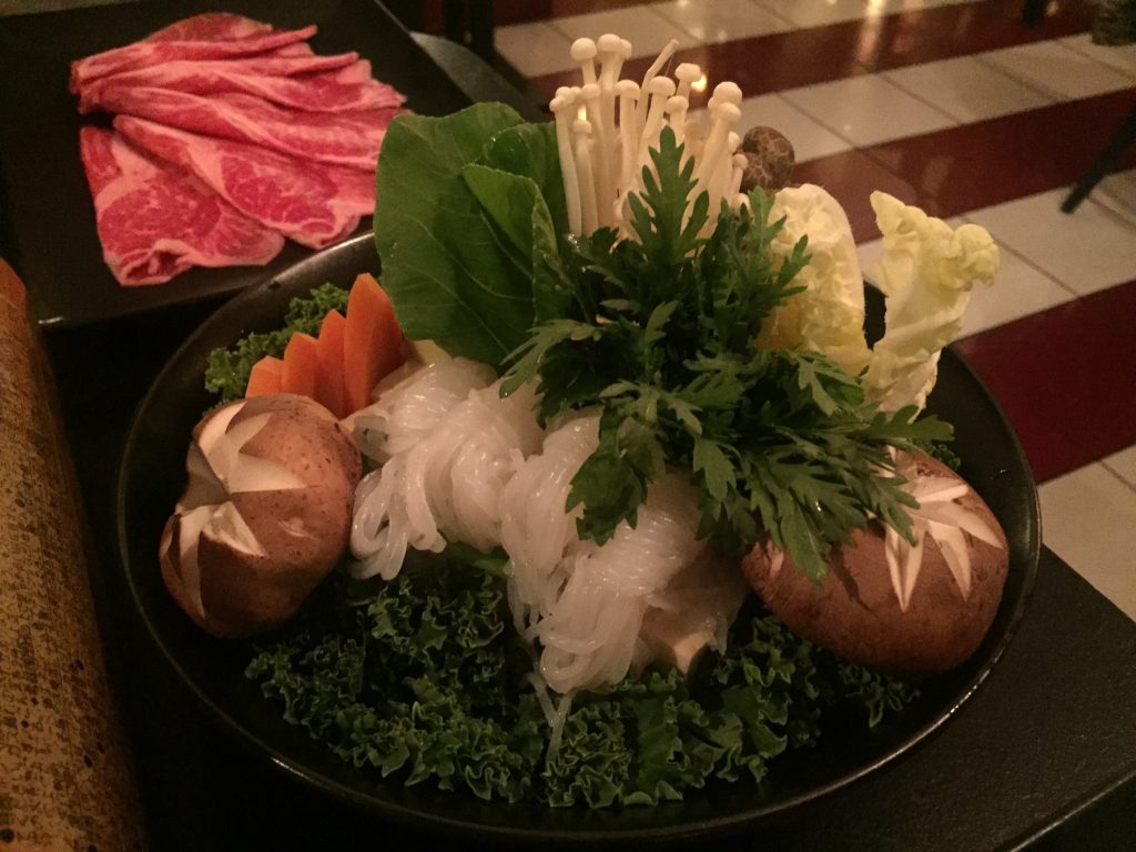 Vegetable and Wagyu Tokyo Sukiyaki-Tei