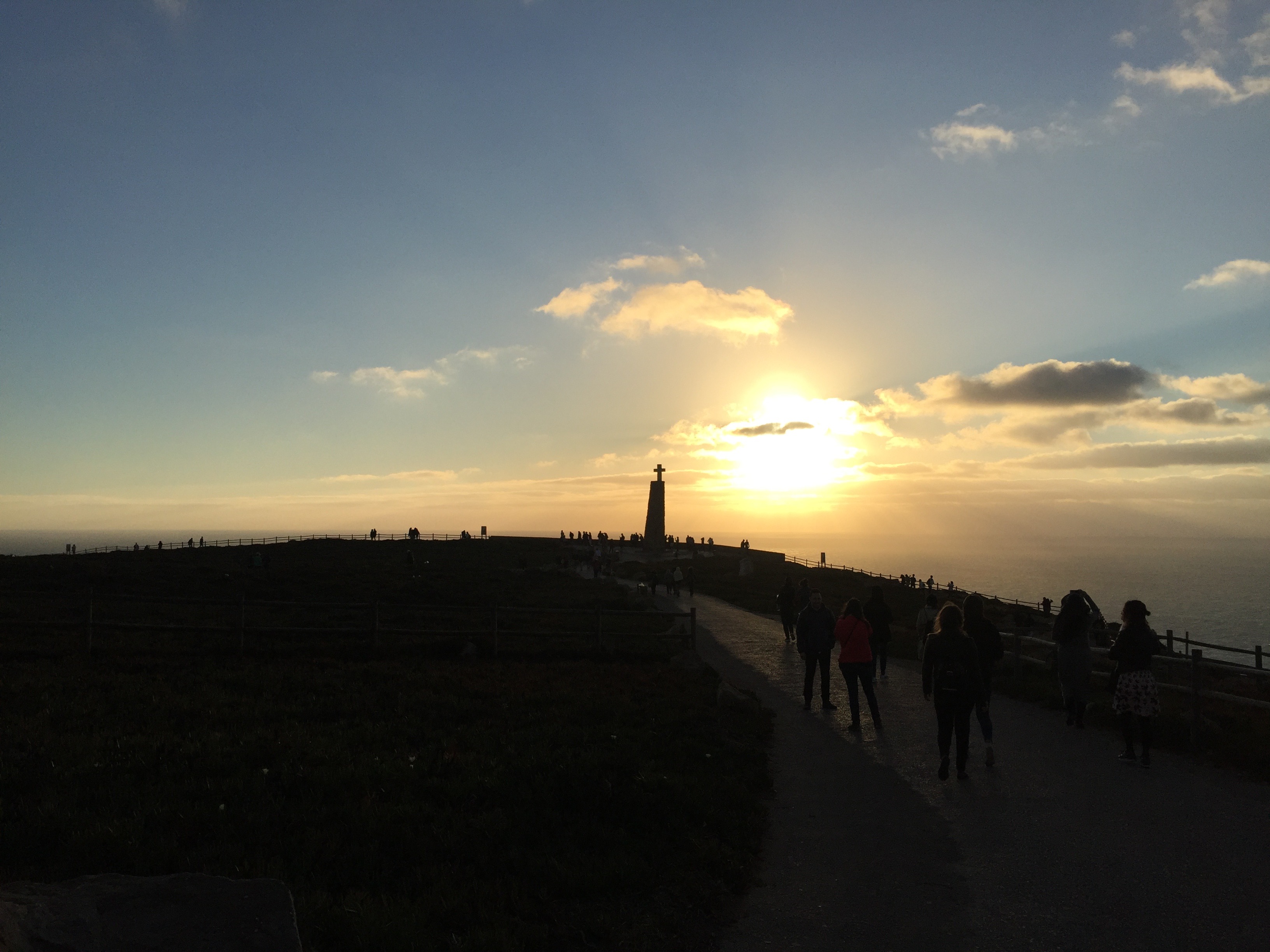 ロカ岬の夕日