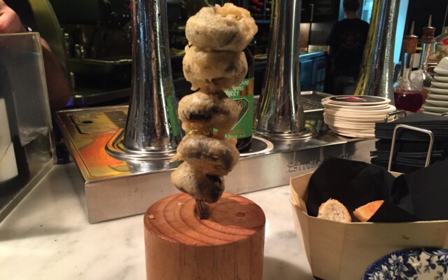 A Fuego Negro Black Rabas (squid)